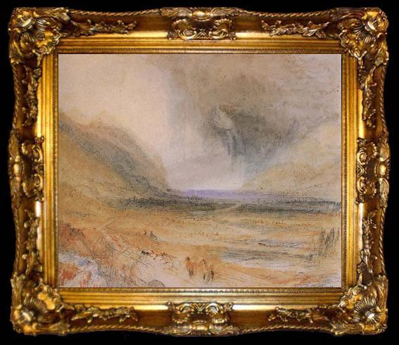 framed  Joseph Mallord William Turner Storm, ta009-2